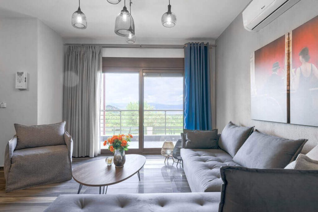 Athina Luxury Apartments - Armonia livingroom