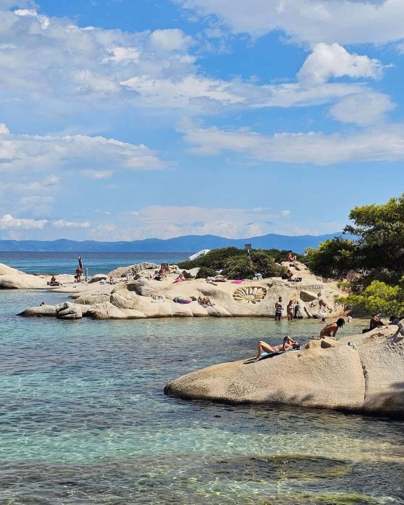 Orange Beach (Kavourotrypes) - Sithonia, Greece