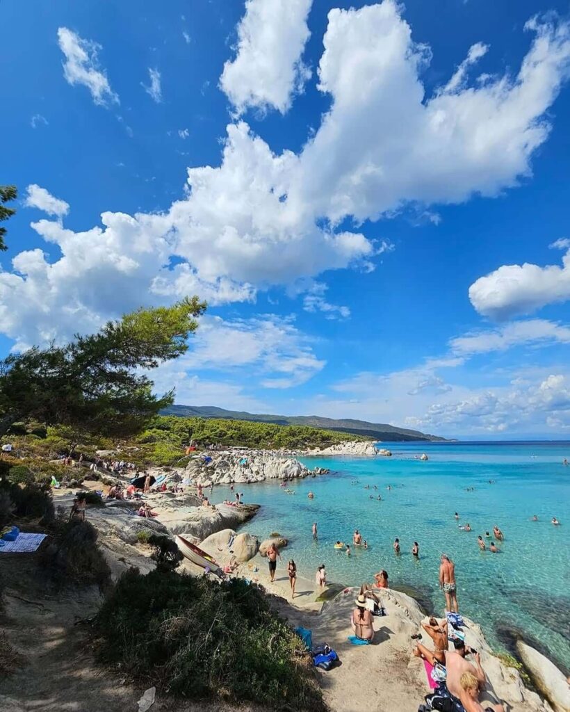 Orange Beach (Kavourotrypes) - Sithonia, Greece