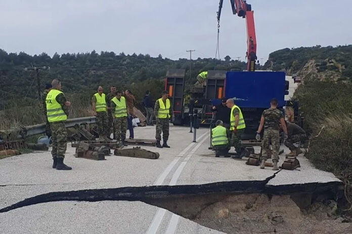 Toroni Temporary Bridge