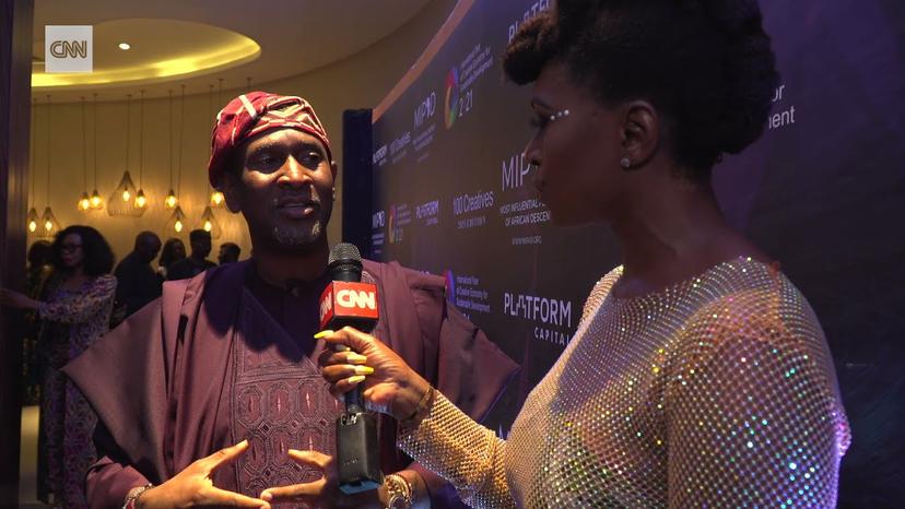 CNN Red Carpet Interview with Akintoye Akindele at Recognition Week 2021